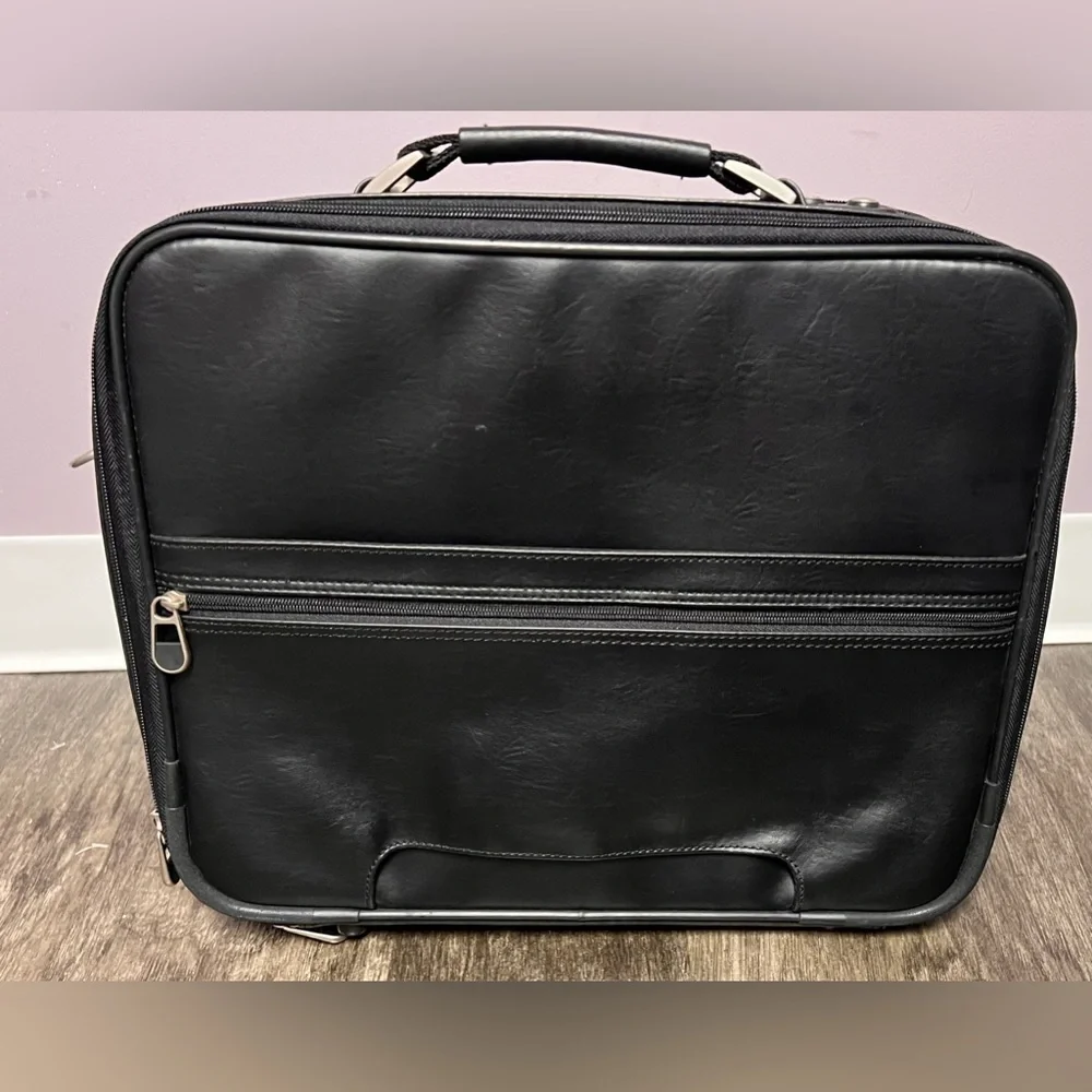 SAMSONITE Faux Leather LAPTOP Bag CASE Travel BRIEFCASE 15” Women MEN